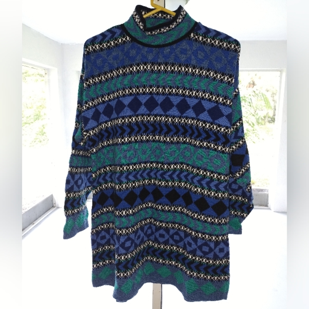 Clifford And Wills 100% Cotton Vintage Sweater Dress Size Medium